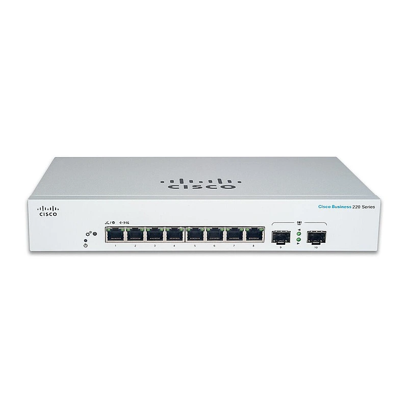 Cisco 8-Port Gigabit Smart Switch, CBS220-8T-E-2G-UK