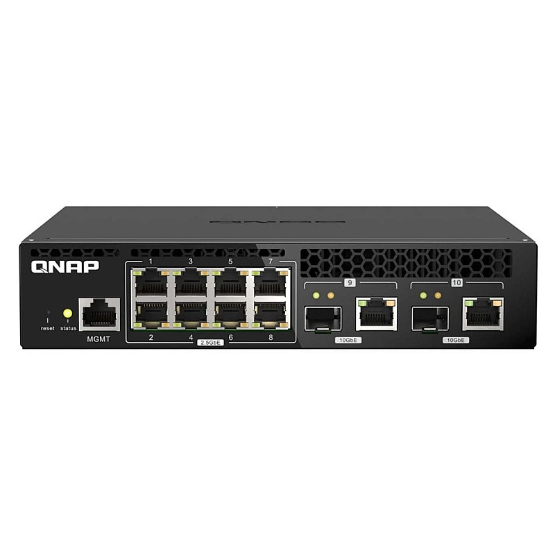 QNAP 10 Ports Managed Switch, QSW-M2108R-2C - Q-QSW-M2108R-2C Switches ｜ 衍光HinKwong 香港