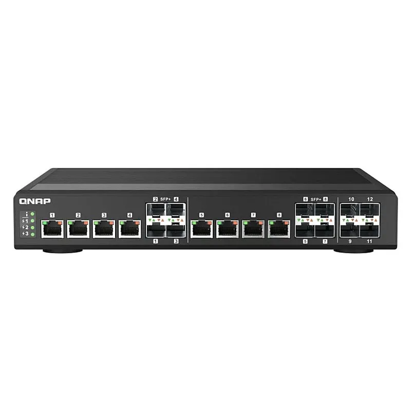 威聯通 QNAP 12 Ports 10GbE 網管型交換器, QSW-IM1200-8C - Q-QSW-IM1200-8C 交換器 ｜ 衍光HinKwong 香港