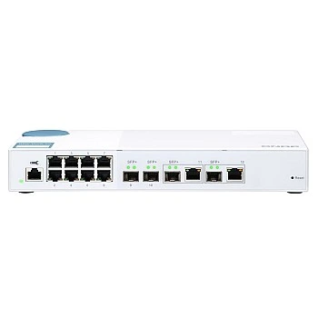 QNAP 12 Ports 10GbE Managed Switch, QSW-M408-2C