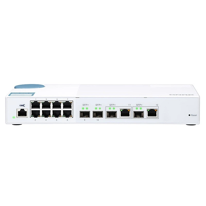 QNAP 12 Ports 10GbE Managed Switch, QSW-M408-2C - Q-QSW-M408-2C Switches ｜ 衍光HinKwong 香港