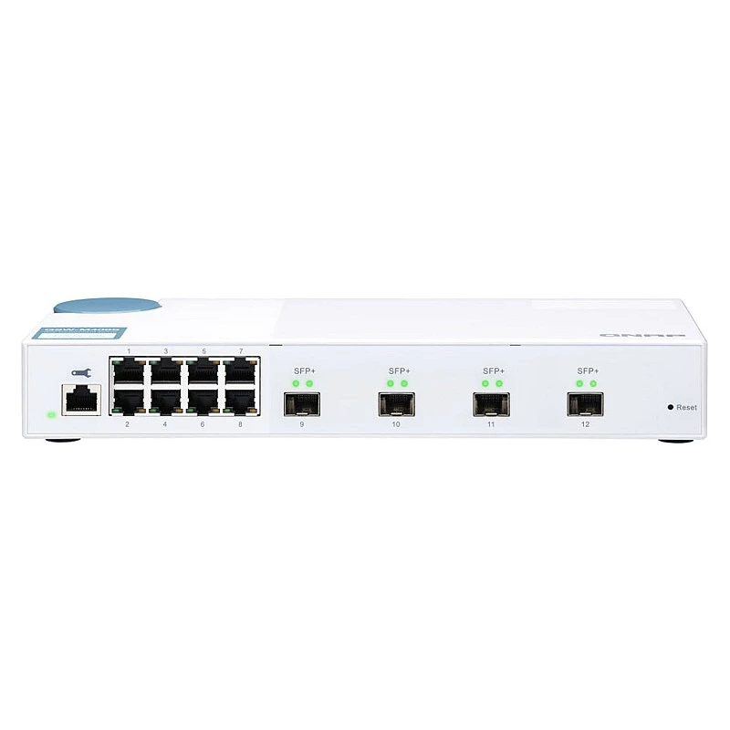 QNAP 12 Ports 10GbE Managed Switch, QSW-M408S - Q-QSW-M408S Switches ｜ 衍光HinKwong 香港