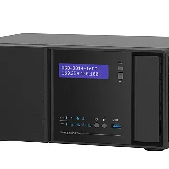 QNAP 16 Ports Guardian PoE Managed Switch, QGD-3014-16PT-8G