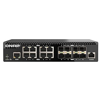 QNAP 16 Ports Managed Switch, QSW-M3216R-8S8T