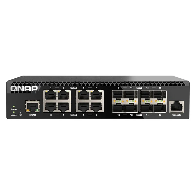 威聯通 QNAP 16 Ports 網管型交換器, QSW-M3216R-8S8T - Q-QSW-M3216R-8S8T 交換器 ｜ 衍光HinKwong 香港