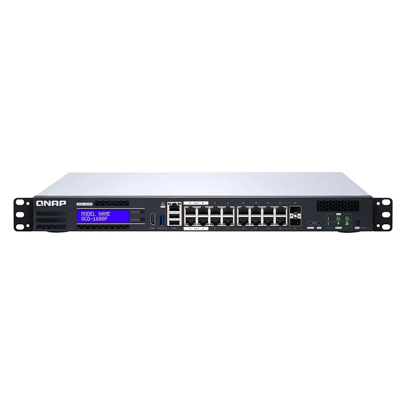 威聯通 QNAP 16 Ports PoE 網管型交換器, QGD-1600P-8G - Q-QGD-1600P-8G 交換器 ｜ 衍光HinKwong 香港
