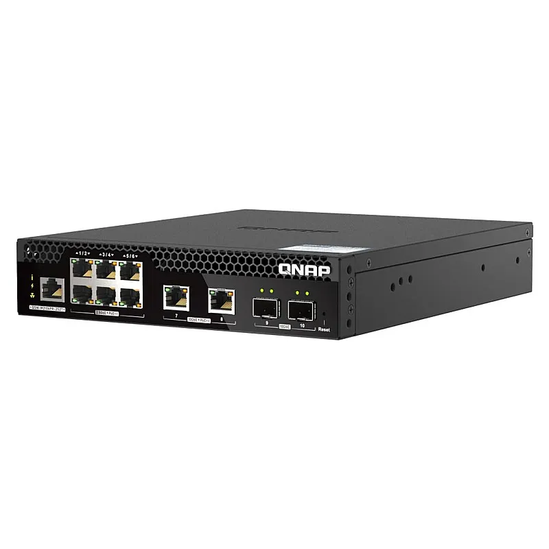威聯通 QNAP 4 Ports 網管型交換器, QSW-M2106PR-2S2T - Q-QSW-M2106PR-2S2T 交換器 ｜ 衍光HinKwong 香港
