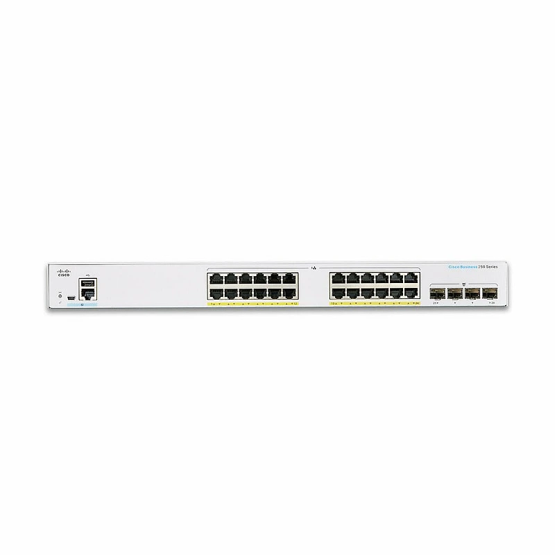 Cisco 24 Port Gigabit POE+ 370W L3 全網管交換器, CBS250-24FP-4G - C-S-CBS250-24FP-4G CISCO CBS 網絡交換器 ｜ 衍光HinKwong 香港