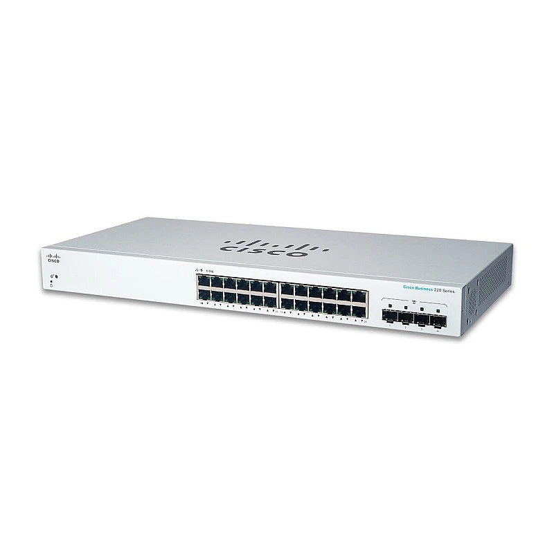 Cisco 24-Port Gigabit Smart Lite Switch, CBS220-24T-4G-UK