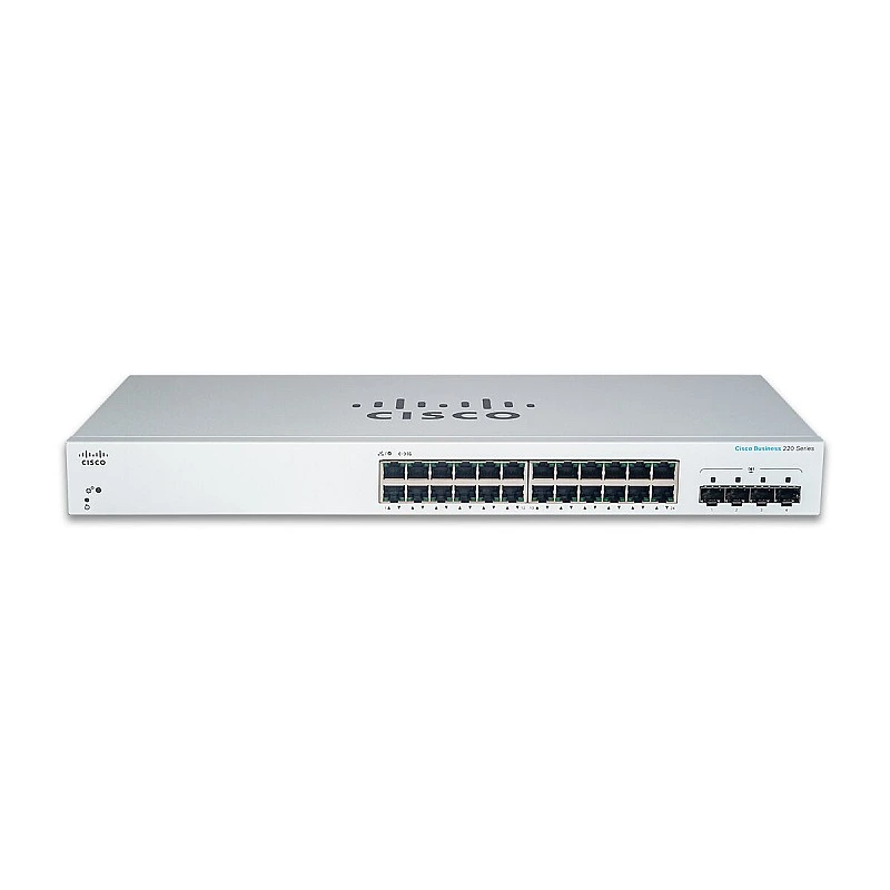 Cisco 24-Port Gigabit Smart Lite Switch, CBS220-24T-4G-UK