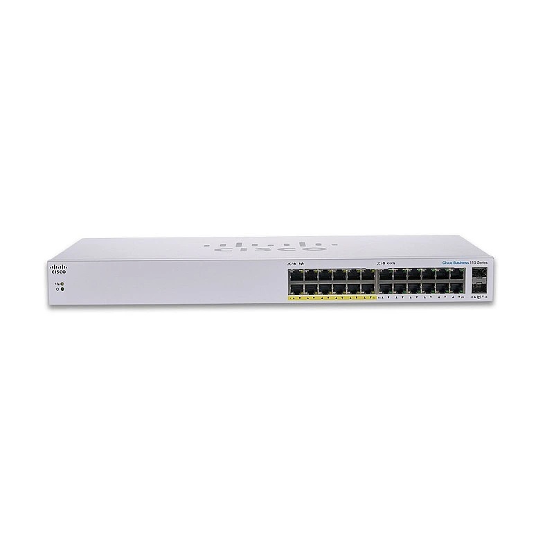 Cisco 24-Port Partial POE Unmanaged Switch, CBS110-24PP