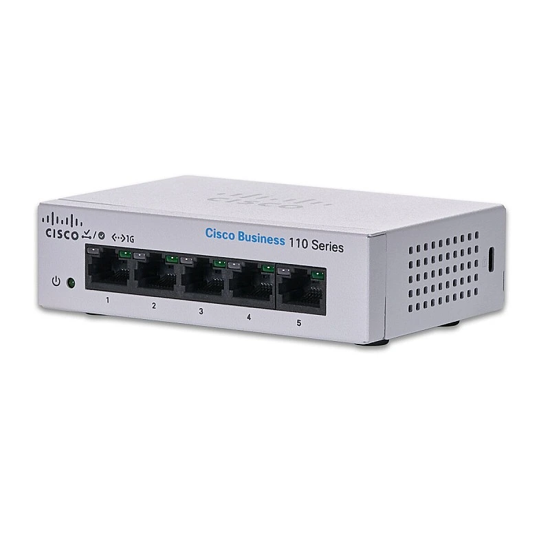 Cisco 5-Port Gigabit Unmanaged Switch, CBS110-5T-D-UK
