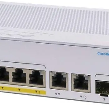 Cisco 8-Port Gigabit Ethernet PoE+ 智能交換器, CBS250-8PP-E-2G