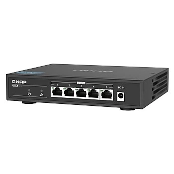 QNAP 5 Ports 2.5GbE Unmanaged Switch, QSW-1105-5T