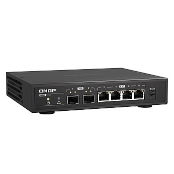 QNAP 6 Ports Unmanaged Switch, QSW-2104-2S