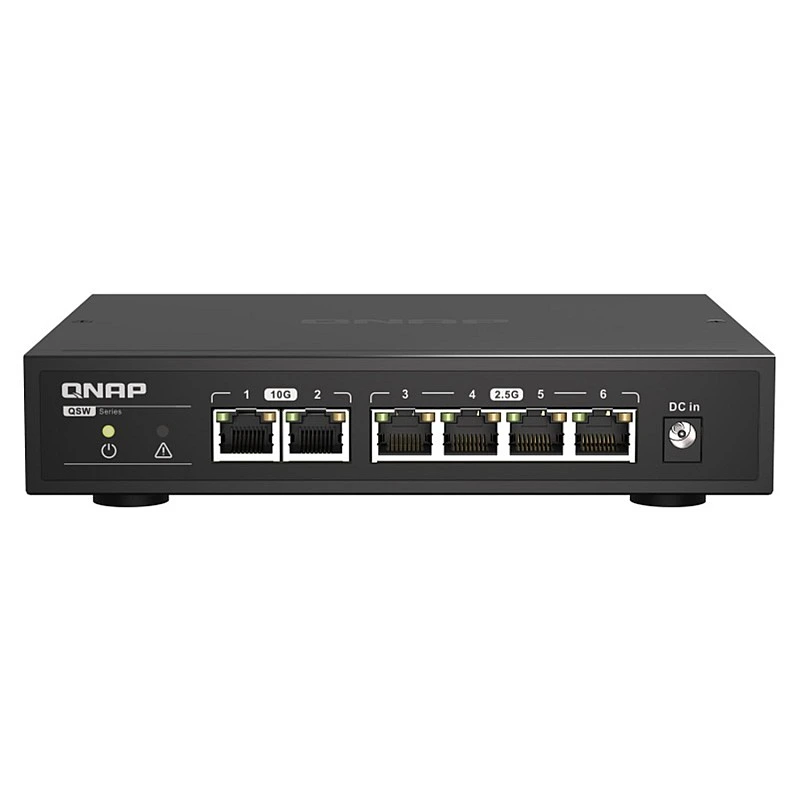 威聯通 QNAP 6 Ports 無網管型交換器, QSW-2104-2T - Q-S-QSW-2104-2T QNAP NAS 優惠 ｜ 衍光HinKwong 香港