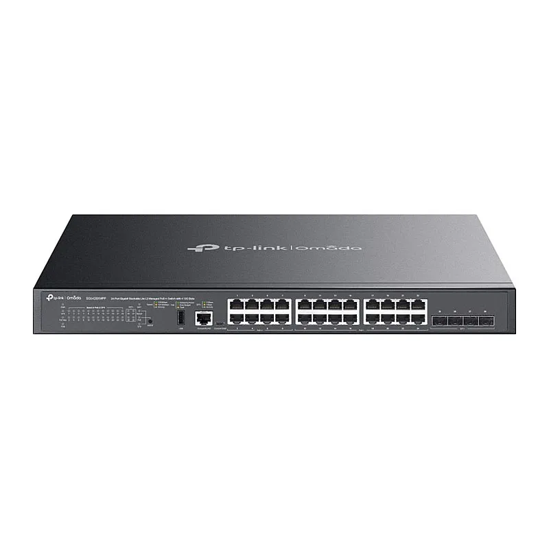 TP-Link Omada 24-Port Gigabit Stackable Lite L3 PoE++ 管理型交換機 (SG5428XMPP)