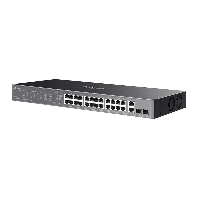 TP-Link Omada 28-Port Gigabit PoE+ 管理型交換機 (ES228GP)