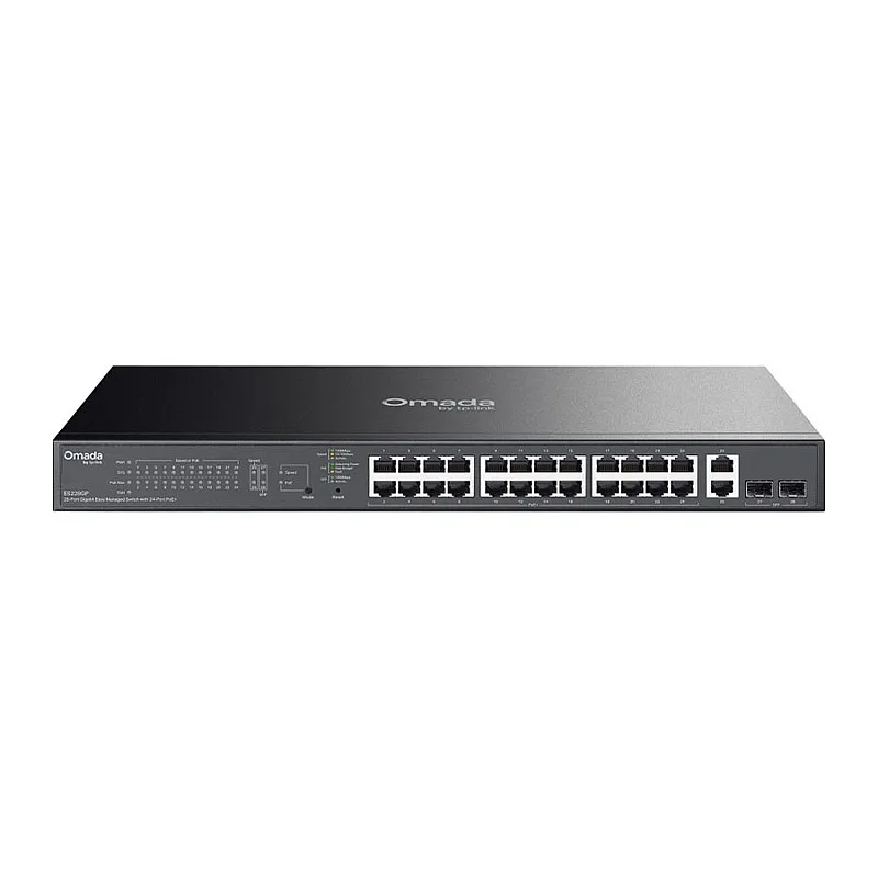 TP-Link Omada 28-Port Gigabit PoE+ 管理型交換機 (ES228GP)
