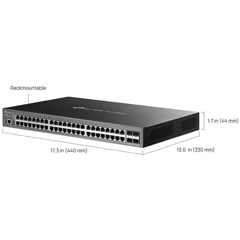 TP-Link Omada 48-Port Gigabit Stackable Lite L3 PoE++ 管理型交換機 (SG5452XMPP)