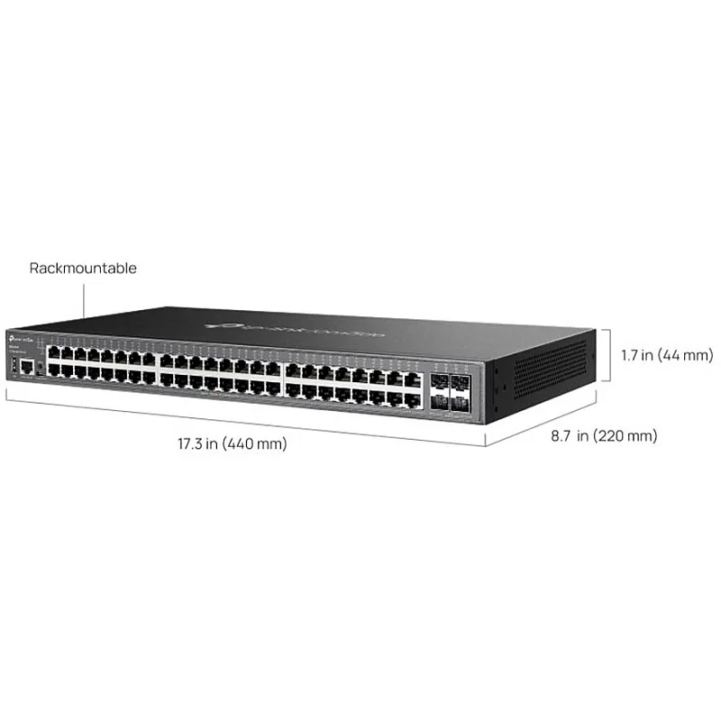 TP-Link Omada 48-Port Gigabit Stackable Lite L3 管理型交換機 (SG5452X)
