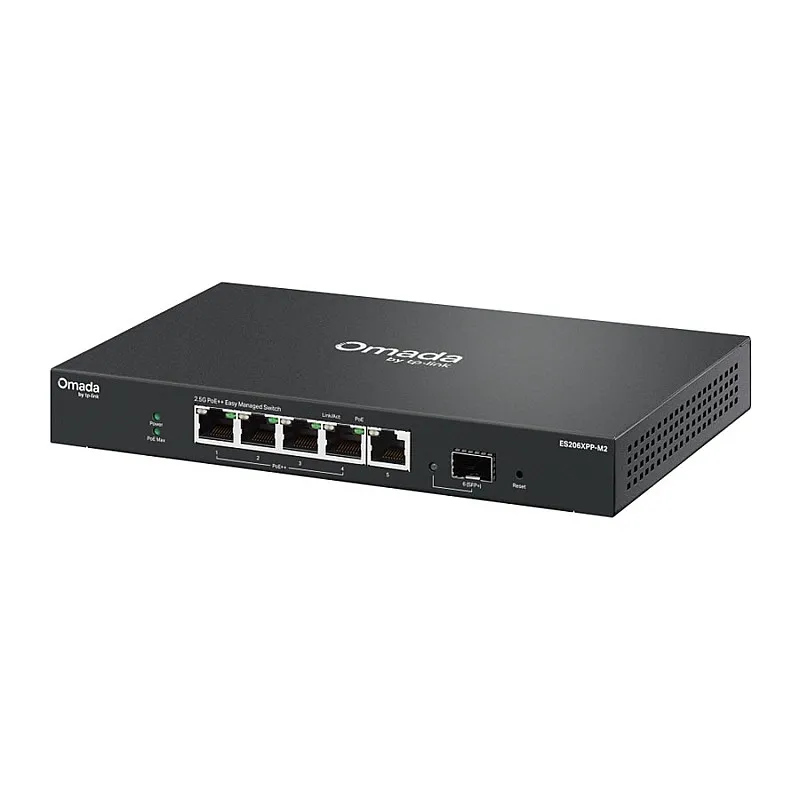 TP-Link Omada 5-Port PoE++ 管理型交換機 (ES206XPP-M2)