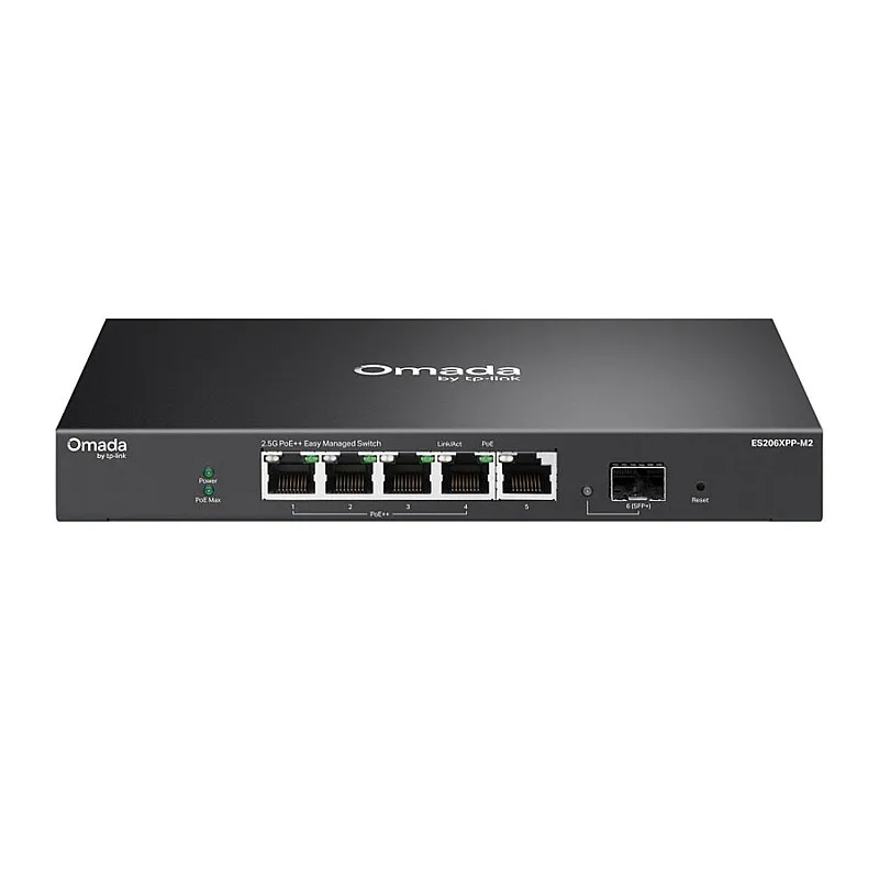 TP-Link Omada 5-Port PoE++ 管理型交換機 (ES206XPP-M2)