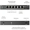 TP-Link Omada 6-Port Gigabit PoE+ 管理型交換機 (ES206GP)