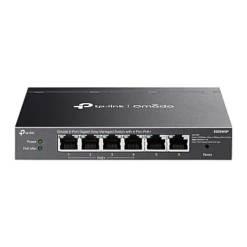 TP-Link Omada 6-Port Gigabit PoE+ 管理型交換機 (ES206GP)
