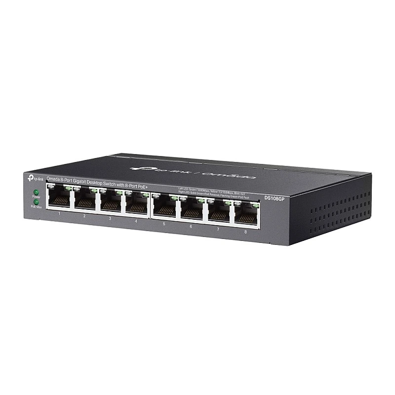 TP-Link Omada 8-Port Gigabit 非管理型交換器, DS108GP︱原廠保養