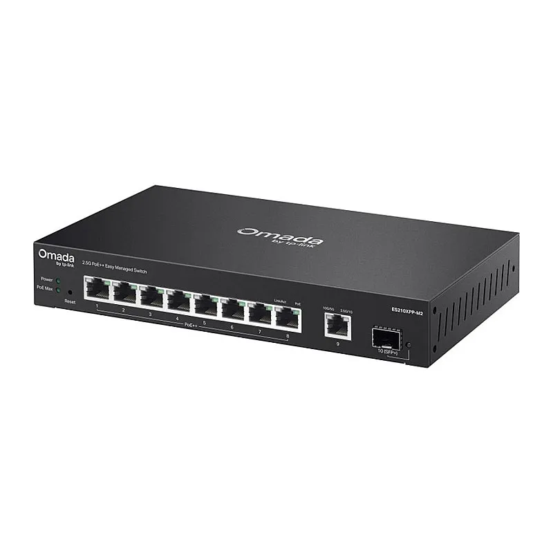 TP-Link Omada 8-Port PoE++ 管理型交換機 (ES210XPP-M2)