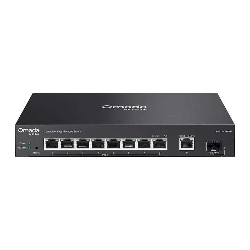 TP-Link Omada 8-Port PoE++ 管理型交換機 (ES210XPP-M2)
