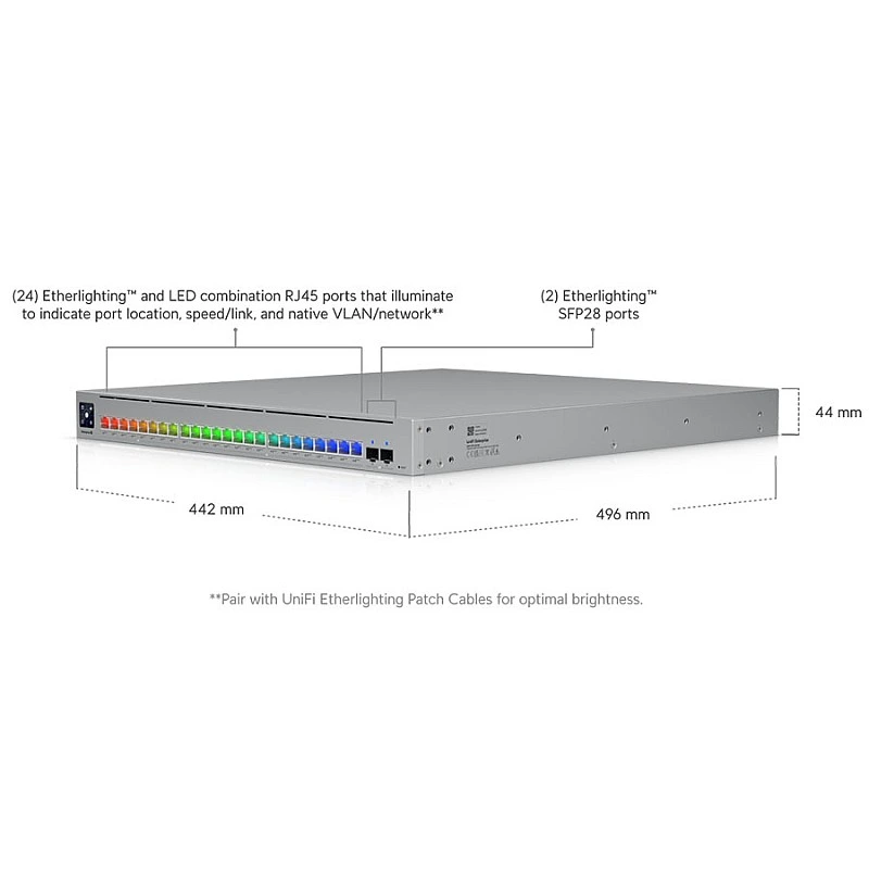 Ubiquiti UniFi Enterprise Campus 24 PoE 交換器 (ECS-24-PoE) - 香港行貨