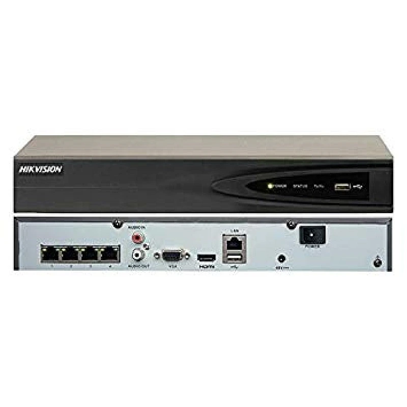 Hikvision 4 Channel NVR, DS-7604NI-K1/4P - H-NVR-DS-7604NI-K1/4P NVR ｜ 衍光HinKwong 香港