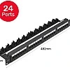 Unitek Cat 6 UTP 24 Ports RJ45 Patch Panel, T003A - U-T003A Patch panel ｜ 衍光HinKwong 香港