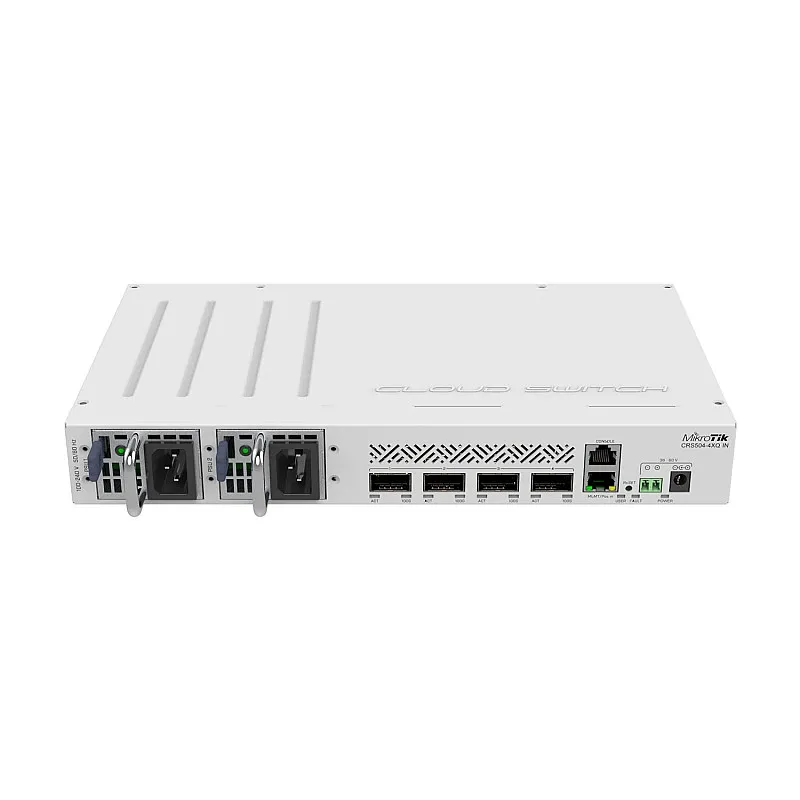 MikroTik 5 Ports 路由器, CRS504-4XQ-IN︱香港行貨 - M-CRS504-4XQ-IN 路由器 ｜ 衍光HinKwong 香港