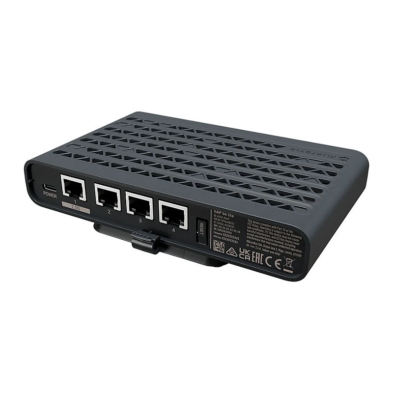 MikroTik hAP be lite 4 Ports Router (A42G-HbeP) (UK) - Authorized Goods