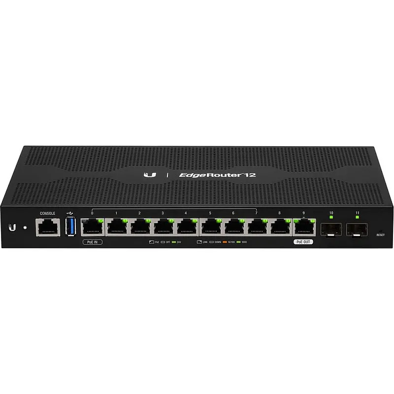 Ubiquiti EdgeRouter 12 12 Ports 路由器, ER-12 - U-ER-12 特價區 ｜ 衍光HinKwong 香港