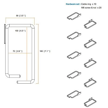 Austin Hughes Cabling ring, CMR-180P