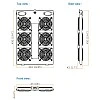 Austin Hughes Top Fan Tray (Fan x 6), TF-606