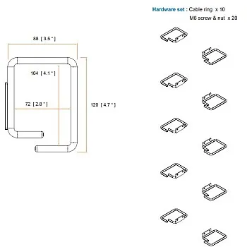 Austin Hughes Cabling ring, CMR-120P