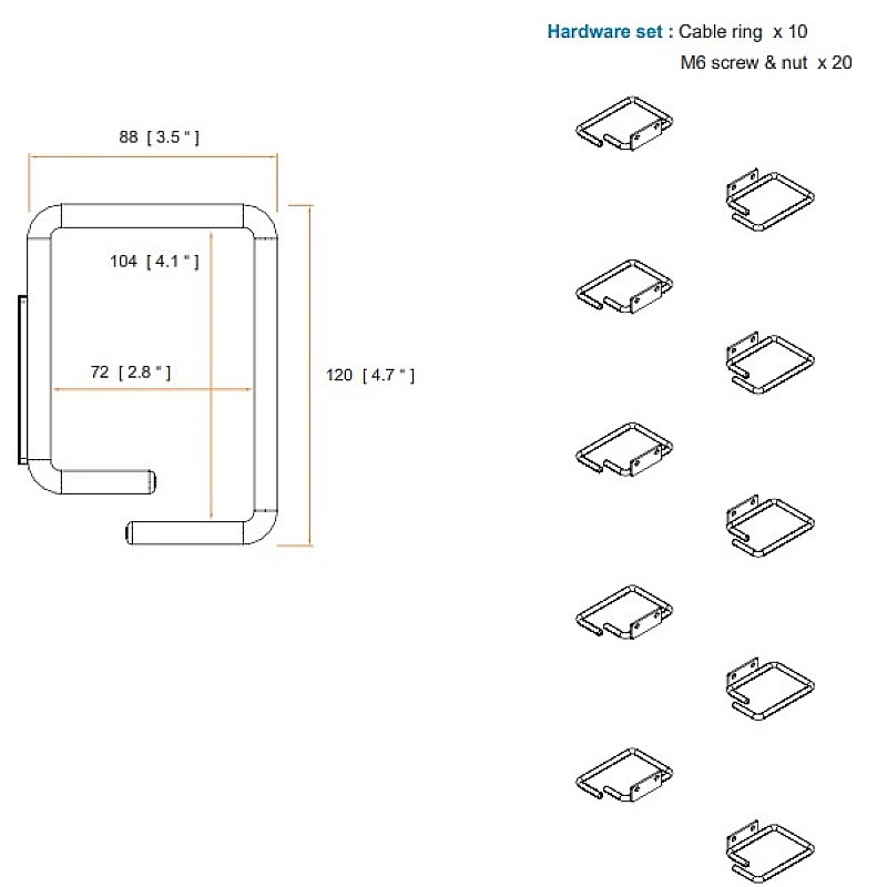Austin Hughes Cabling ring, CMR-120P