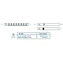 Austin Hughes InfraPower PDU, 8 Outlet, H8UK90-10A/F_C14/3B-1