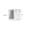 Ubiquiti UniFi 12U Rack Cabinet - Authorized Goods