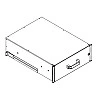Austin Hughes 4U Rackmount Drawer with lock, TSD-4U Austin Hughes 4U Rackmount Drawer with lock, TSD-4U
