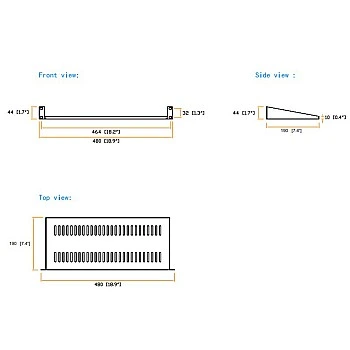 Austin Hughes Cantilever Shelf, MS19