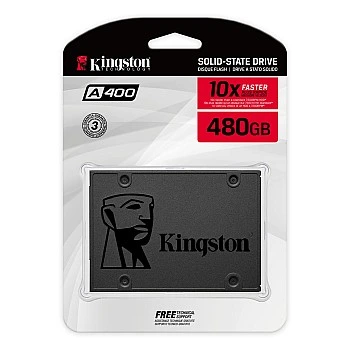 Kingston A400 2.5" SATA III SSD, SA400S37/480G
