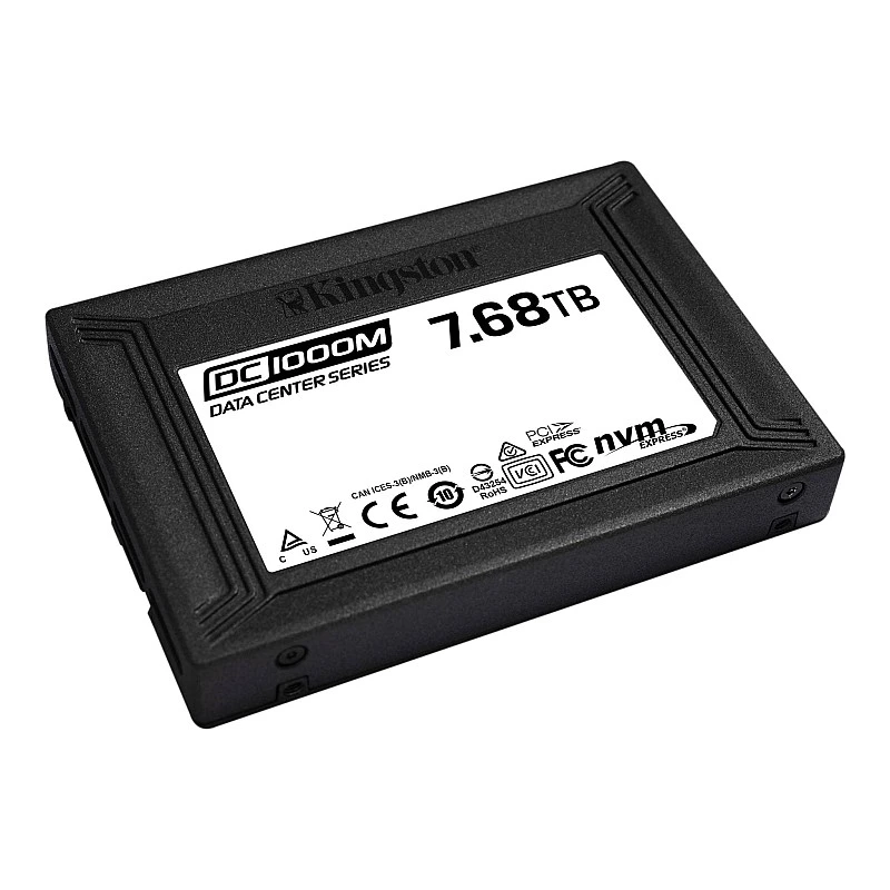 Kingston DC1000M Series 2.5" U.2 NVMe SSD, SEDC1000M/7680G - K-S-SEDC1000M/7680G SSD ｜ 衍光HinKwong 香港