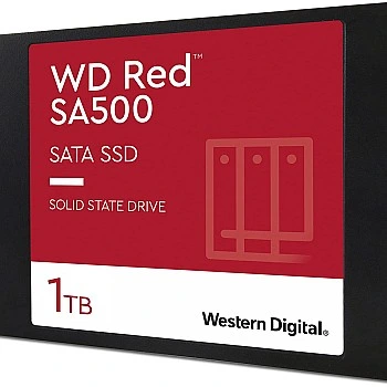 WD Red NAS SA500 SATA3 1TB 2.5" SSD, WDS100T1R0A