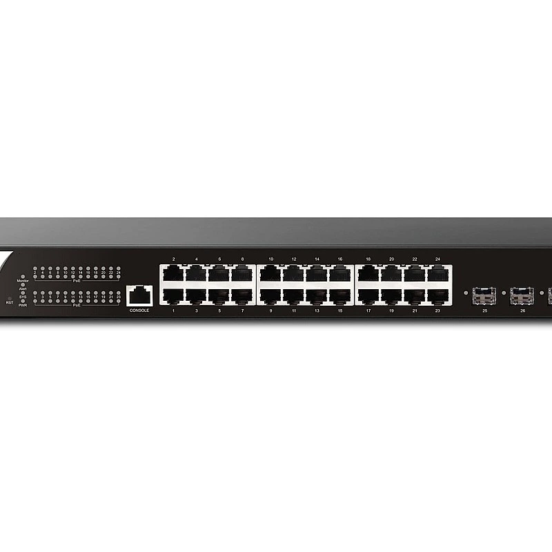 DrayTek 28-Port Managed PoE Switch, VIGOR-P2280X - D-VIGOR-P2280X Switches ｜ 衍光HinKwong 香港